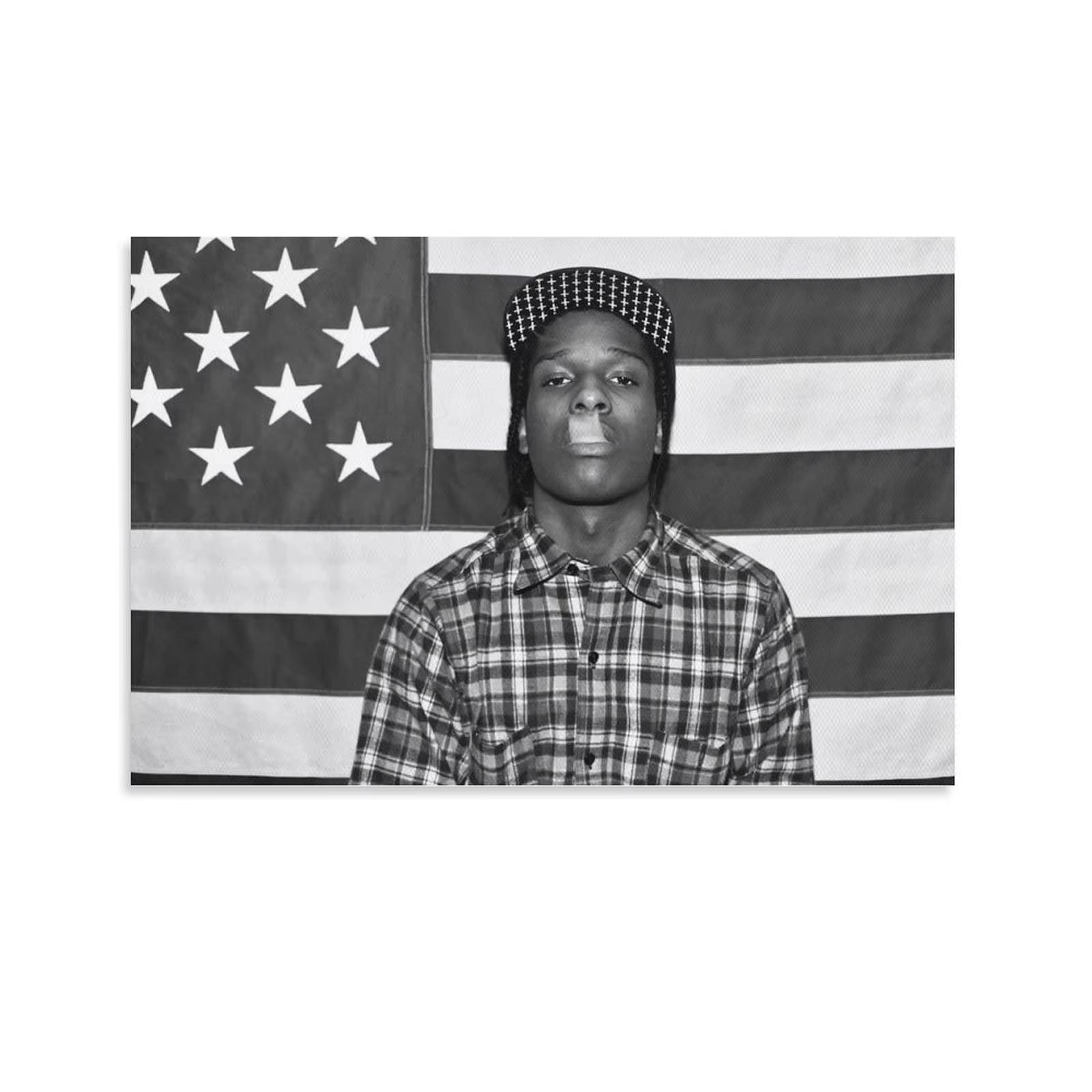 AAP Rocky ASAP American Flag Rap Rapper Motivational Wall Art Gym Office Decor Sewing Required Inspirational Dormitory Flag 74x94cm(29x37in)
AAP Rocky ASAP American Flag Rap Rapper Motivational Wall Art Gym Office Decor Sewing Required Inspirational Dormitory Flag 74x94cm(29x37in)