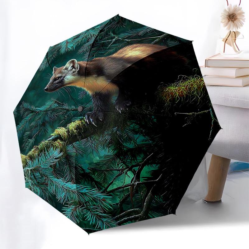 1pc Elegant Pinecone Design Automatic Opening/Closing Umbrella with Portable Tri-Fold Design, 8-Rib Iron Frame Outdoor Umbrella, Perfect Gift for Fans
1pc Elegant Pinecone Design Automatic Opening/Closing Umbrella with Portable Tri-Fold Design, 8-Rib Iron Frame Outdoor Umbrella, Perfect Gift for Fans