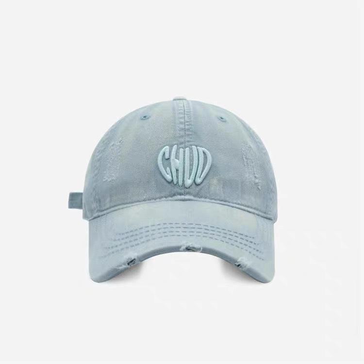 Fashionable and Retro Aged Perforated Washed Baseball Caps for Both Men and Women Korean Version with Letter Embroidery Baseball Caps adjustable
Fashionable and Retro Aged Perforated Washed Baseball Caps for Both Men and Women Korean Version with Letter Embroidery Baseball Caps adjustable