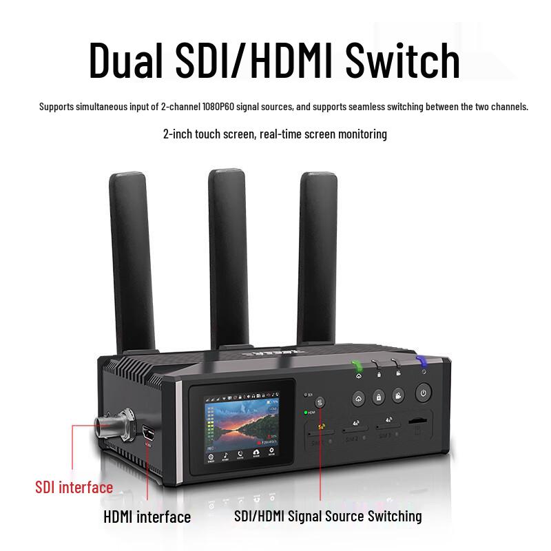 otonUcast Q8S 5G Multi-Network Live Streaming Encoder
otonUcast Q8S 5G Multi-Network Live Streaming Encoder