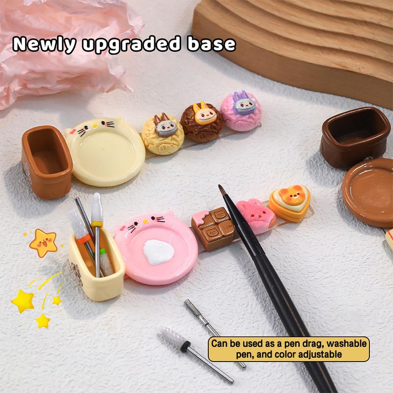 Cute Animal Plastic Nail Art Pen Holder Long Strip Bread Multigrid Pen Storage Rack Desktop Colored Painting Pen Showing Shelf
Cute Animal Plastic Nail Art Pen Holder Long Strip Bread Multigrid Pen Storage Rack Desktop Colored Painting Pen Showing Shelf