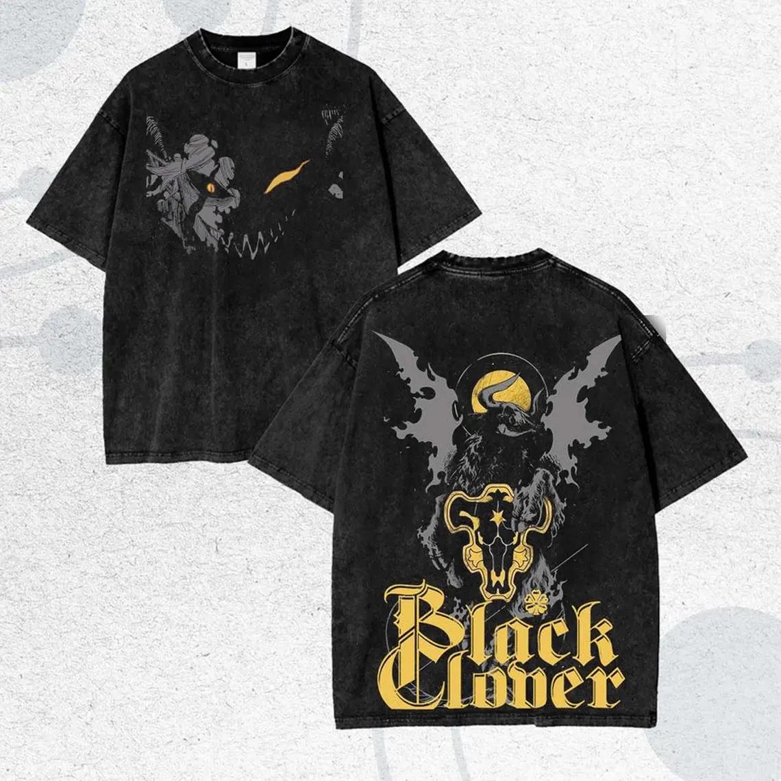 2026 Anime Black Clover Printed T-shirt For Men s Clothing Trendy Vintage Washed Oversized T Shirt Short Sleeve Cotton Tees Tops S чёрный
2026 Anime Black Clover Printed T-shirt For Men s Clothing Trendy Vintage Washed Oversized T Shirt Short Sleeve Cotton Tees Tops S чёрный