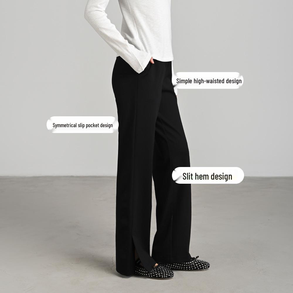 ABOUTSEA Women s High Waist Slimming Spring Micro Flare Pants with Slit Design Small чёрный
ABOUTSEA Women s High Waist Slimming Spring Micro Flare Pants with Slit Design Small чёрный