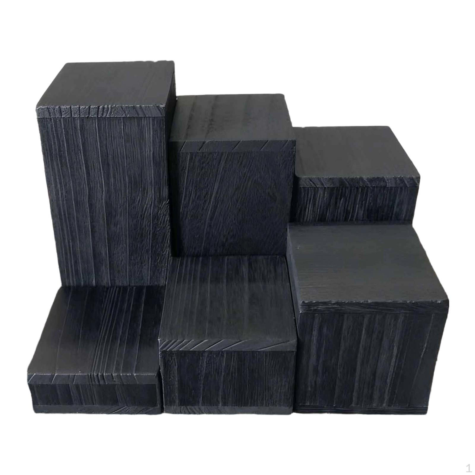 6Pcs Wooden Square Jewelry Racks Cupcake Display Stands Perfume Holders for Food Buffets Active Black
6Pcs Wooden Square Jewelry Racks Cupcake Display Stands Perfume Holders for Food Buffets Active Black