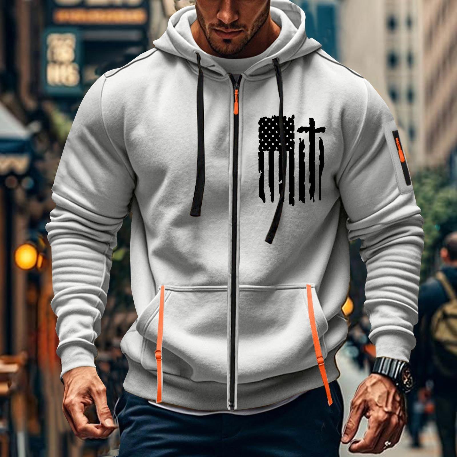 Мужская спортивная повседневная толстовка с капюшоном, кардиган с капюшоном на молнии, многокарманное пальто с капюшоном XXL
Мужская спортивная повседневная толстовка с капюшоном, кардиган с капюшоном на молнии, многокарманное пальто с капюшоном XXL