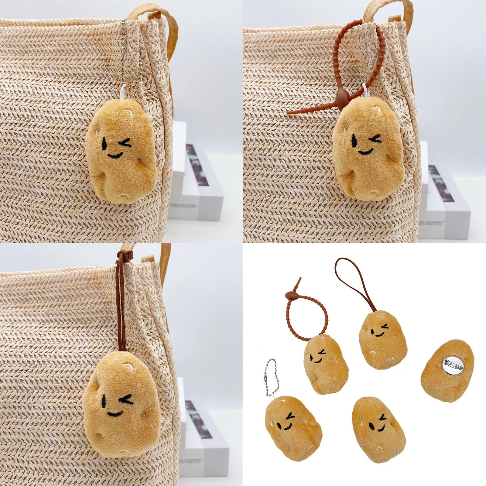 Set of 10 Potato Toy Pin Fabric Potato Character Brooch Pendant Stuffed Doll Keyring Bag Charm Accessory for Daily Wear T1
Set of 10 Potato Toy Pin Fabric Potato Character Brooch Pendant Stuffed Doll Keyring Bag Charm Accessory for Daily Wear T1