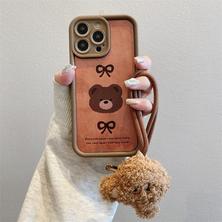 Autumn and Winter High Bamboo Suitable for Iphone16PRO Plaid Bear Phone Case for Apple 12/15 Bear Lanyard Protective Cover Apple 16PROMAX
Autumn and Winter High Bamboo Suitable for Iphone16PRO Plaid Bear Phone Case for Apple 12/15 Bear Lanyard Protective Cover Apple 16PROMAX