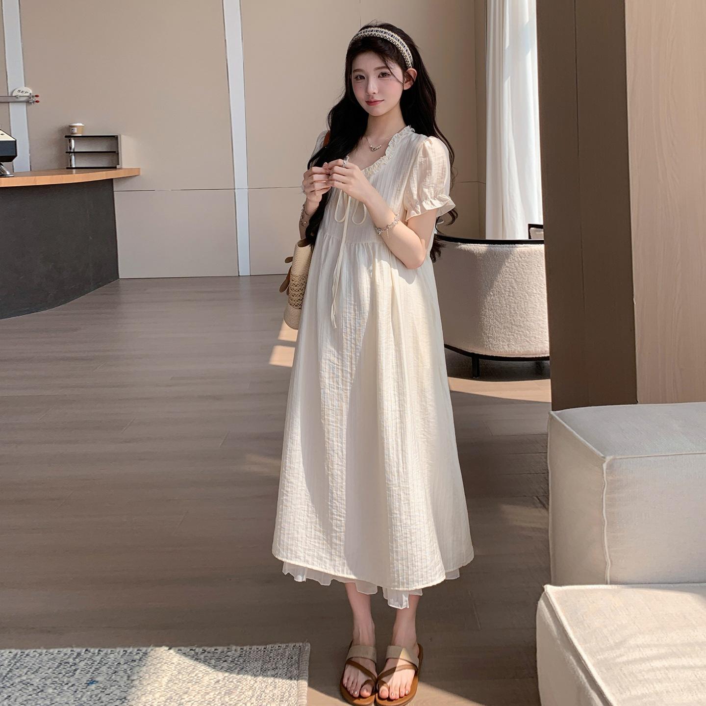 2026 Summer Maternity Lyocell Floral Lace Patchwork Stripe Two-Piece Dress 2XL абрикос світлого кольору
2026 Summer Maternity Lyocell Floral Lace Patchwork Stripe Two-Piece Dress 2XL абрикос світлого кольору