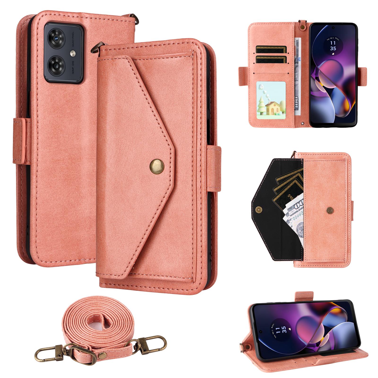 Для Motorola Moto G64 5G/G54 5G Шкіряний чохол Магнітна застібка Гаманець Підставка Чохол для телефону з ремінцем через плече
Для Motorola Moto G64 5G/G54 5G Шкіряний чохол Магнітна застібка Гаманець Підставка Чохол для телефону з ремінцем через плече
