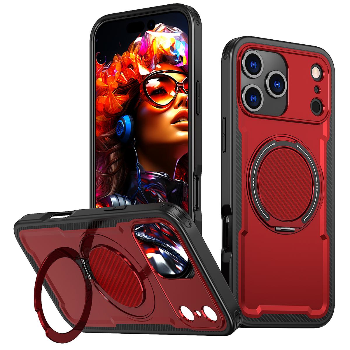 For iPhone 17 Pro Case Compatible with MagSafe TPU + PC Kickstand Phone Cover B
For iPhone 17 Pro Case Compatible with MagSafe TPU + PC Kickstand Phone Cover B