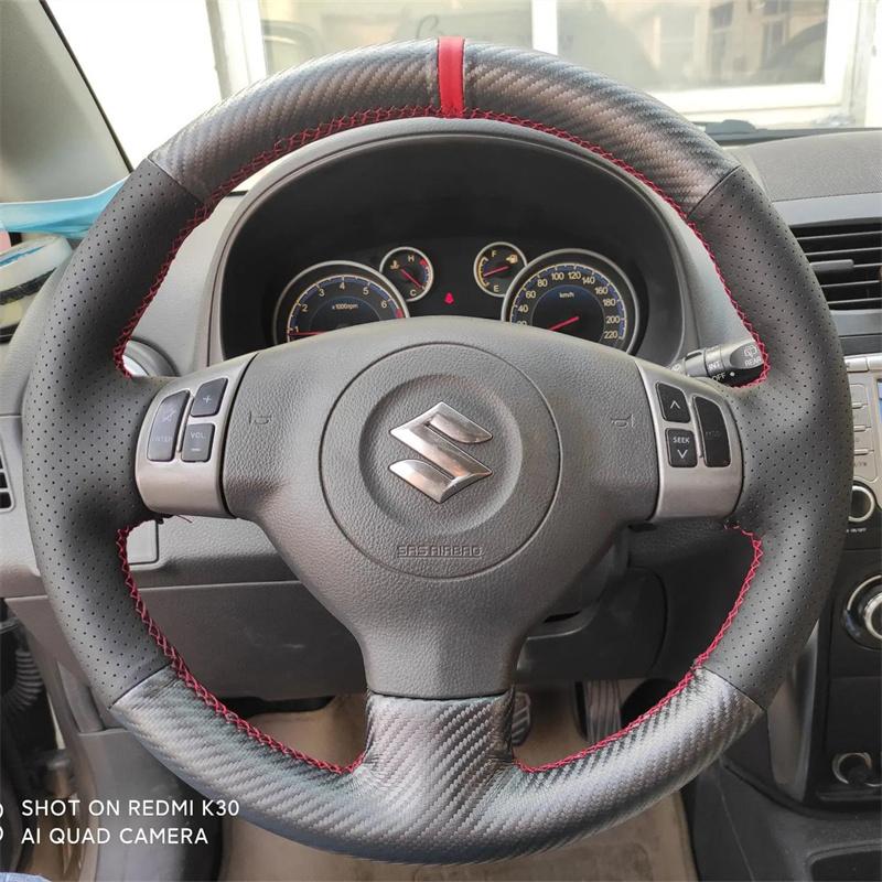 Hand Stitched Car Steering Wheel Cover For Suzuki Swift Sport Splash Opel Vauxhall 2005-2015 carbon fibre Genuine Leather Parts
Hand Stitched Car Steering Wheel Cover For Suzuki Swift Sport Splash Opel Vauxhall 2005-2015 carbon fibre Genuine Leather Parts