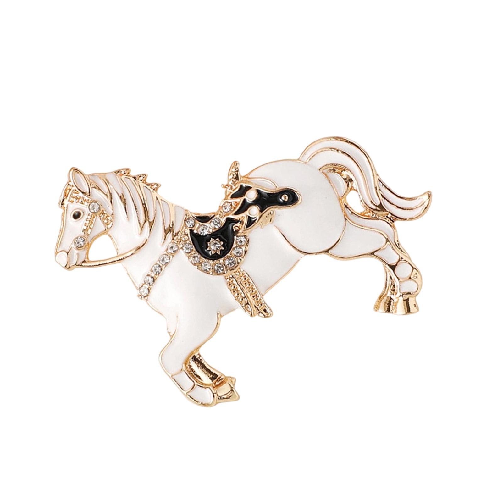 Lightweight Horse Design Brooch Pin Stylish Badge Pin Zinc Alloy Decorative Accessory For Clothing And Bags белый
Lightweight Horse Design Brooch Pin Stylish Badge Pin Zinc Alloy Decorative Accessory For Clothing And Bags белый