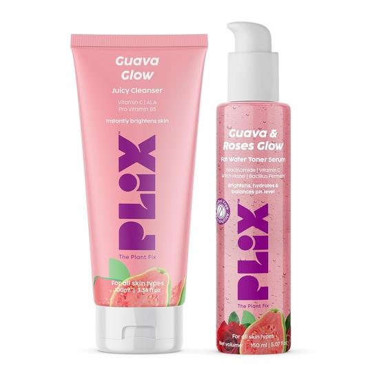 PLIX - THE PLANT FIX Guava Glow Regime с очищающим средством Juicy Cleanser и увлажняющей сывороткой-тоником 2 в 1 | Сыворотка-тонер 2 в 1 | Сияющая кожа за 1 применение |
PLIX - THE PLANT FIX Guava Glow Regime с очищающим средством Juicy Cleanser и увлажняющей сывороткой-тоником 2 в 1 | Сыворотка-тонер 2 в 1 | Сияющая кожа за 1 применение |