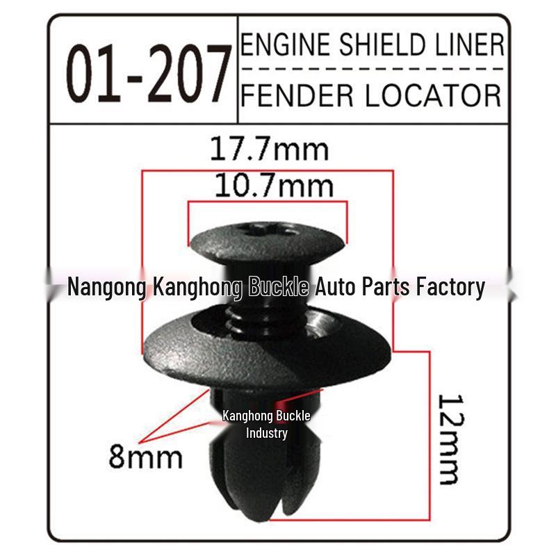 8мм Пластиковый винт-заклепка для Nissan, Toyota, Kia Клипсы бампера/крыла PP Polypropylene чёрный
8мм Пластиковый винт-заклепка для Nissan, Toyota, Kia Клипсы бампера/крыла PP Polypropylene чёрный