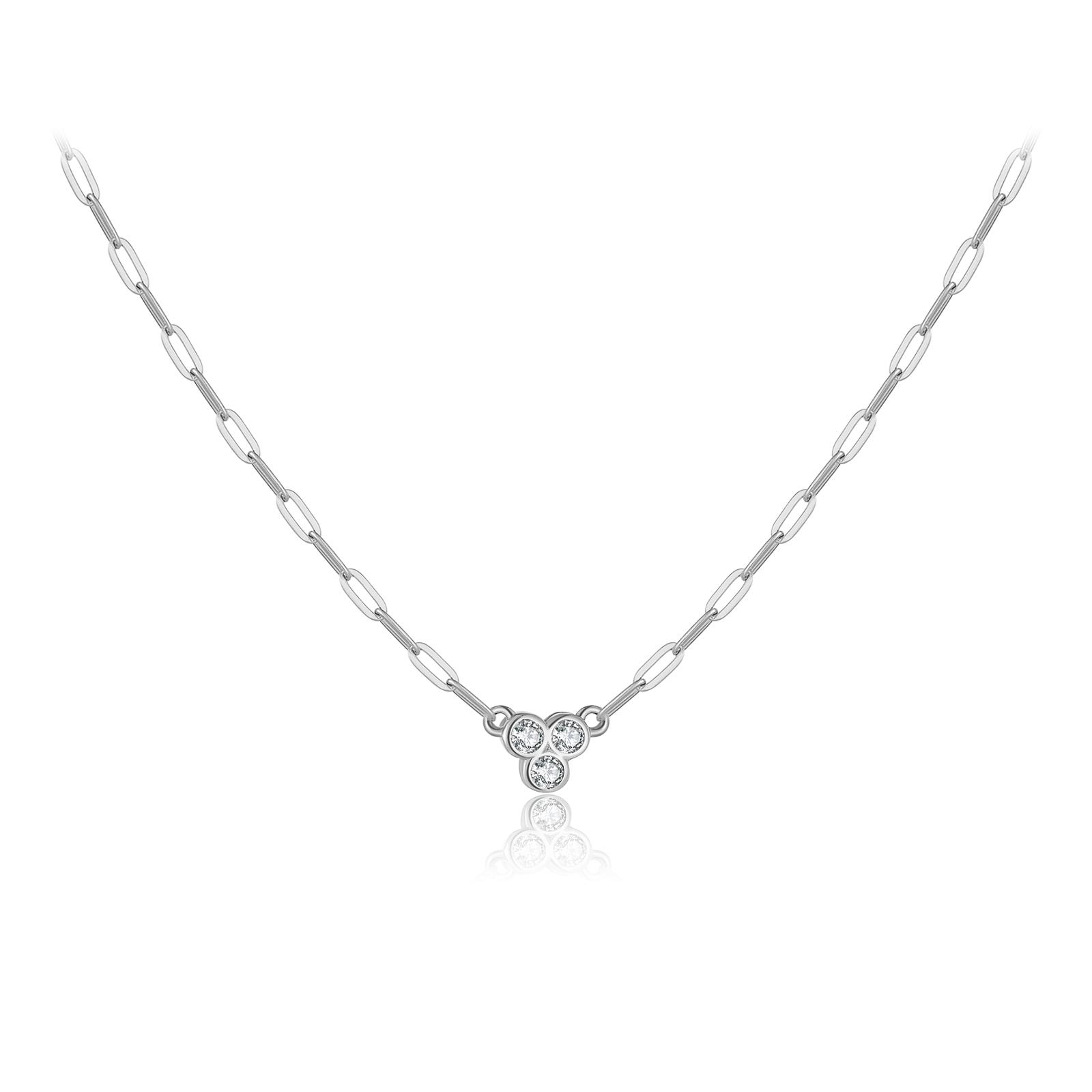 Sterling Silver Geometric Round Zircon CZ Necklace Paperclip Chain, Minimalist Dainty Everyday Women Gift серебряный
Sterling Silver Geometric Round Zircon CZ Necklace Paperclip Chain, Minimalist Dainty Everyday Women Gift серебряный