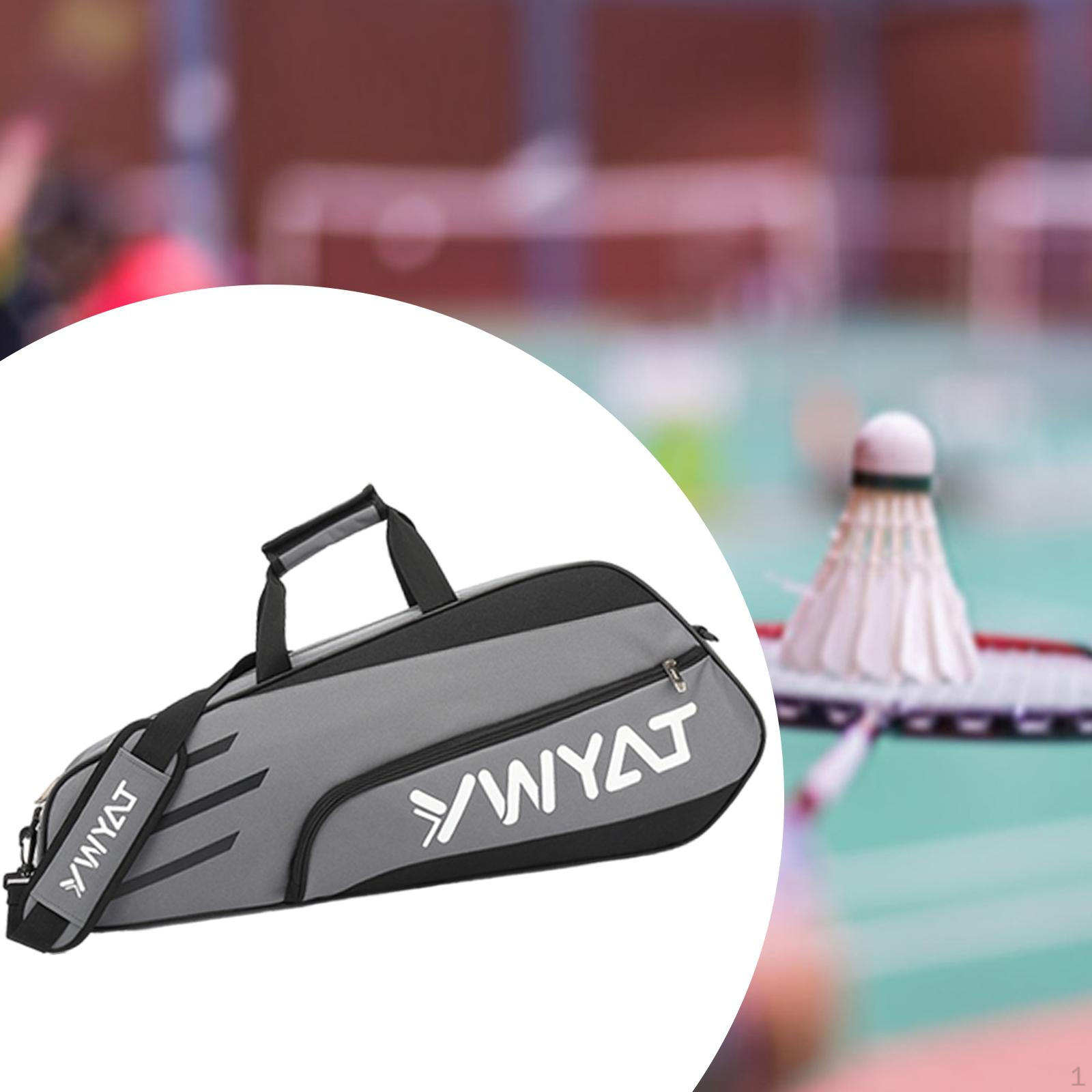 Сумка для бадминтонной ракетки, чехол для ракетки, многофункциональная спортивная сумка для тенниса большой емкости Gray Black
Сумка для бадминтонной ракетки, чехол для ракетки, многофункциональная спортивная сумка для тенниса большой емкости Gray Black