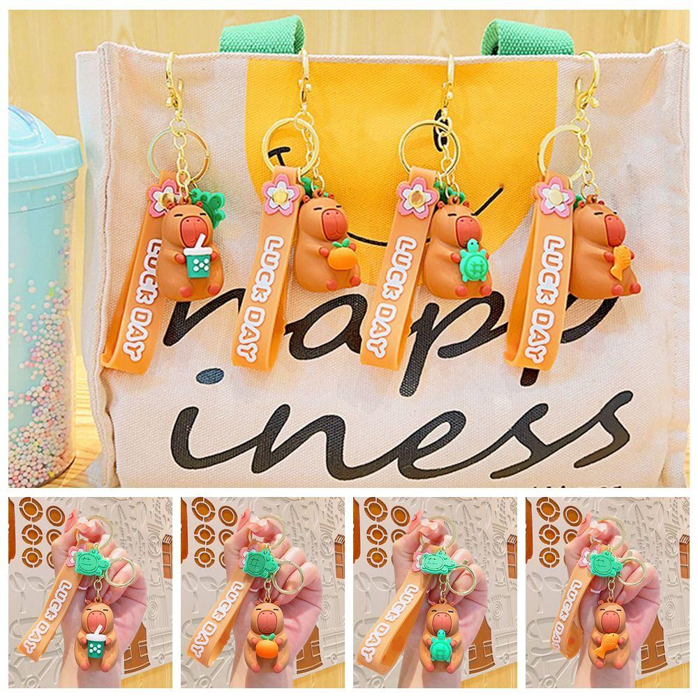 Backpack Charms DIY Chain Pendant With Turtle Cartoon Key Buckle Capybara Key Chain Decoration Style D
Backpack Charms DIY Chain Pendant With Turtle Cartoon Key Buckle Capybara Key Chain Decoration Style D