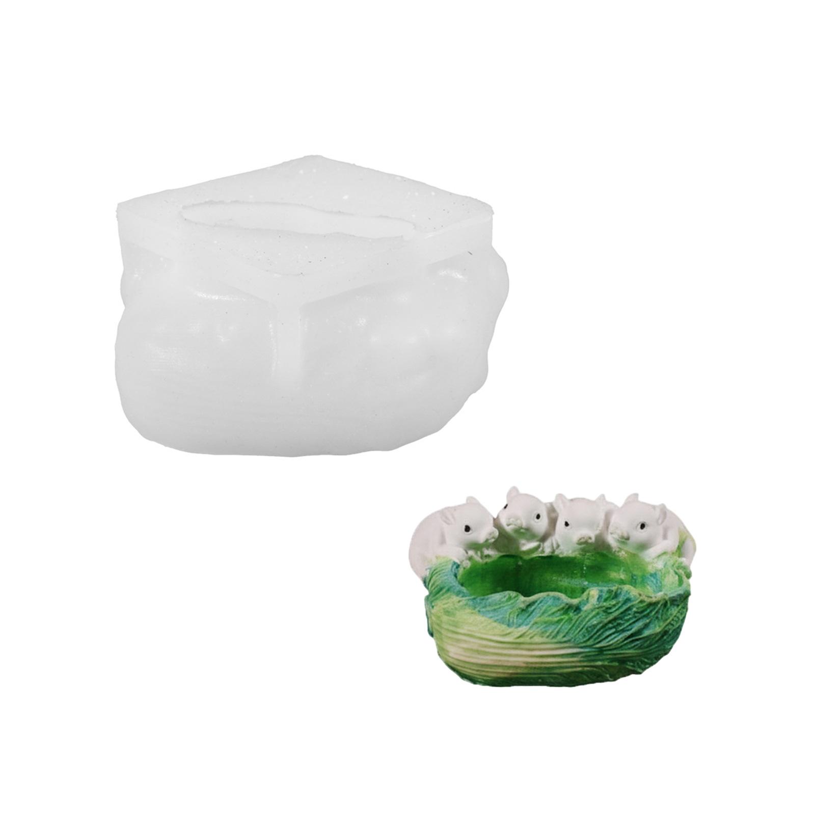 Pigs Theme Silicone Flowerpot Mold for Resin Concrete Crafts Decorative Planter Candle Cups and Gift Container Making
Pigs Theme Silicone Flowerpot Mold for Resin Concrete Crafts Decorative Planter Candle Cups and Gift Container Making