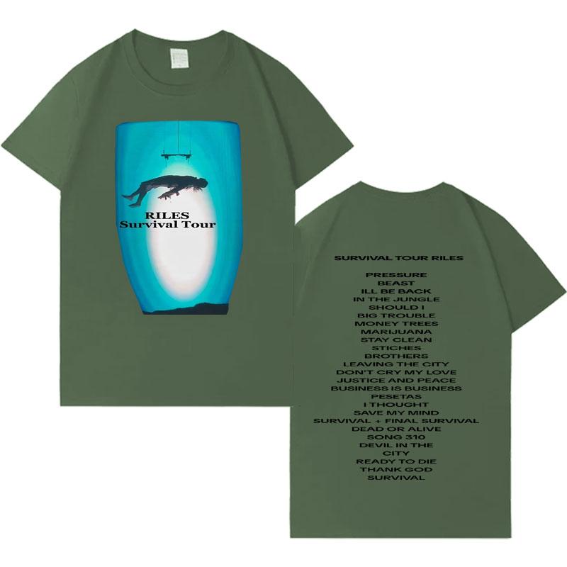 Singer Riles New Album Tour Aesthetic Short Sleeve T Shirts Mens Casual Cotton Oversized Cozy Crewneck Loose Tshirts Streetwear 4XL
Singer Riles New Album Tour Aesthetic Short Sleeve T Shirts Mens Casual Cotton Oversized Cozy Crewneck Loose Tshirts Streetwear 4XL