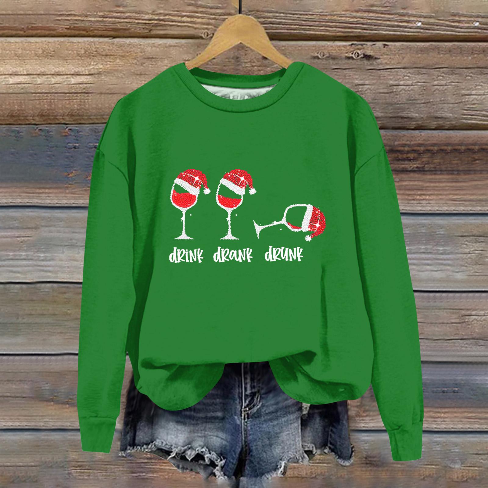 Women s Fashion Printed Long Sleeve Loose Round Neck Sweatshirt Top Fall L
Women s Fashion Printed Long Sleeve Loose Round Neck Sweatshirt Top Fall L