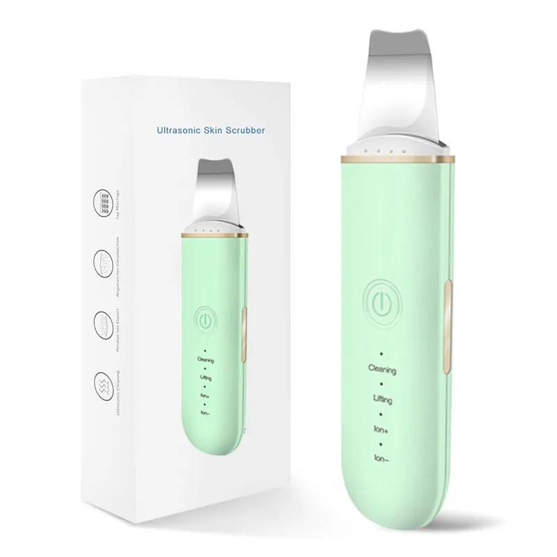 Ultrasonic skin scrubber facial ion cleaning vibrating spatula to blackhead acne exfoliating facial lifting machine зелёный
Ultrasonic skin scrubber facial ion cleaning vibrating spatula to blackhead acne exfoliating facial lifting machine зелёный