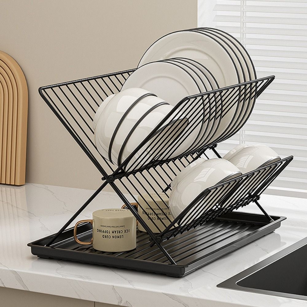 X-Shape Foldable Dish Drying Rack Non-slip Plate Drying Shelf Countertop Dish Drainer Bow Plate White Carbon Steel
X-Shape Foldable Dish Drying Rack Non-slip Plate Drying Shelf Countertop Dish Drainer Bow Plate White Carbon Steel