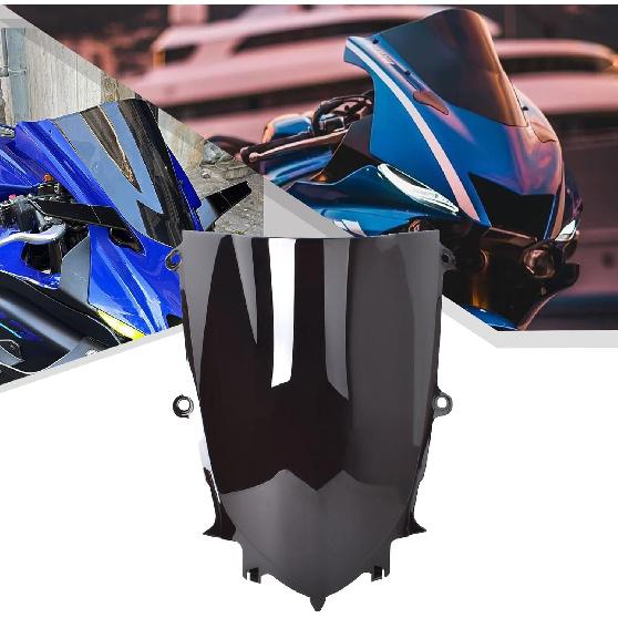 Motorcycle Double Bubble Racing Sports Wind Deflector WindScreen Windshield Front Fairing compatible with YA&MA&HA YZF-R6 YZFR6 2017-2023 YZF-R7
Motorcycle Double Bubble Racing Sports Wind Deflector WindScreen Windshield Front Fairing compatible with YA&MA&HA YZF-R6 YZFR6 2017-2023 YZF-R7