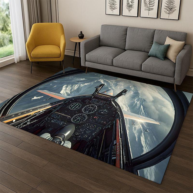 Tappeto Antiscivolo per Cabina di Pilotaggio Aereo, Astronave, Moto, per Camera da Letto, Soggiorno, Divano, Zerbino, Arredamento Casa 40x60cm
Tappeto Antiscivolo per Cabina di Pilotaggio Aereo, Astronave, Moto, per Camera da Letto, Soggiorno, Divano, Zerbino, Arredamento Casa 40x60cm