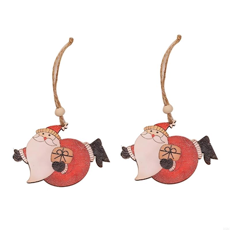 Hand Painted Natural Wooden Christmas Ornaments Hanging Pendant Santa Angel Snowman Decorations For Holiday Tree
Hand Painted Natural Wooden Christmas Ornaments Hanging Pendant Santa Angel Snowman Decorations For Holiday Tree
