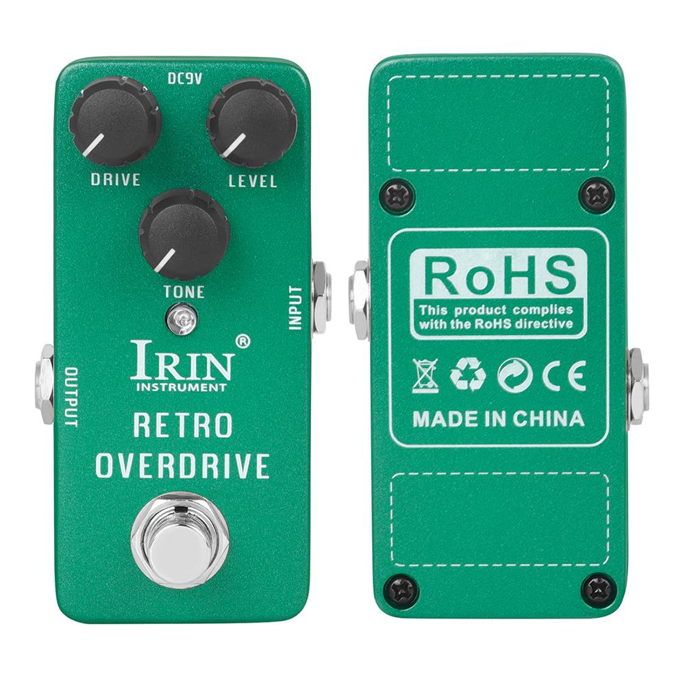 IRIN RS-01 Retro Overdrive Guitar Effects Pedal Overdrive Effects True Bypass Metal Shells Electric Guitar Pedal Accessories
IRIN RS-01 Retro Overdrive Guitar Effects Pedal Overdrive Effects True Bypass Metal Shells Electric Guitar Pedal Accessories