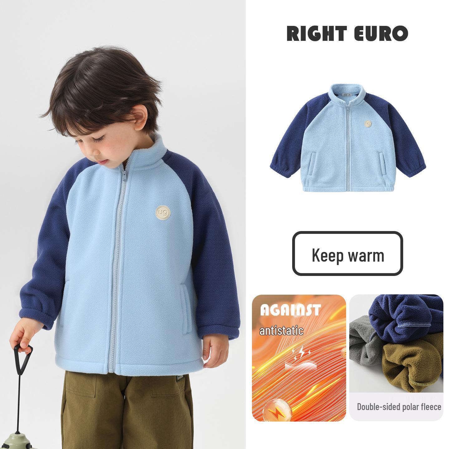 European Boys Fleece Jacket - Winter 2025 Baby Children s Velvet Warm Top 100cm
European Boys Fleece Jacket - Winter 2025 Baby Children s Velvet Warm Top 100cm