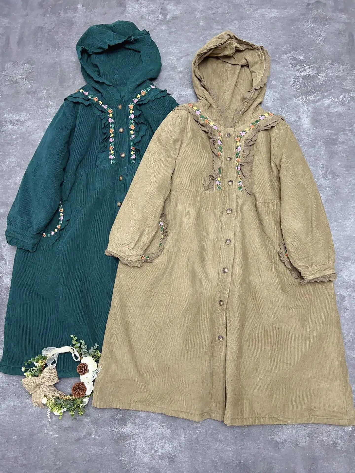 Johnature Зимний лес винтажная кружевная лоскутная кепка с вышивкой и карманами, стеганое длинное пальто, ветровка, утепленное пальто One Size хаки
Johnature Зимний лес винтажная кружевная лоскутная кепка с вышивкой и карманами, стеганое длинное пальто, ветровка, утепленное пальто One Size хаки