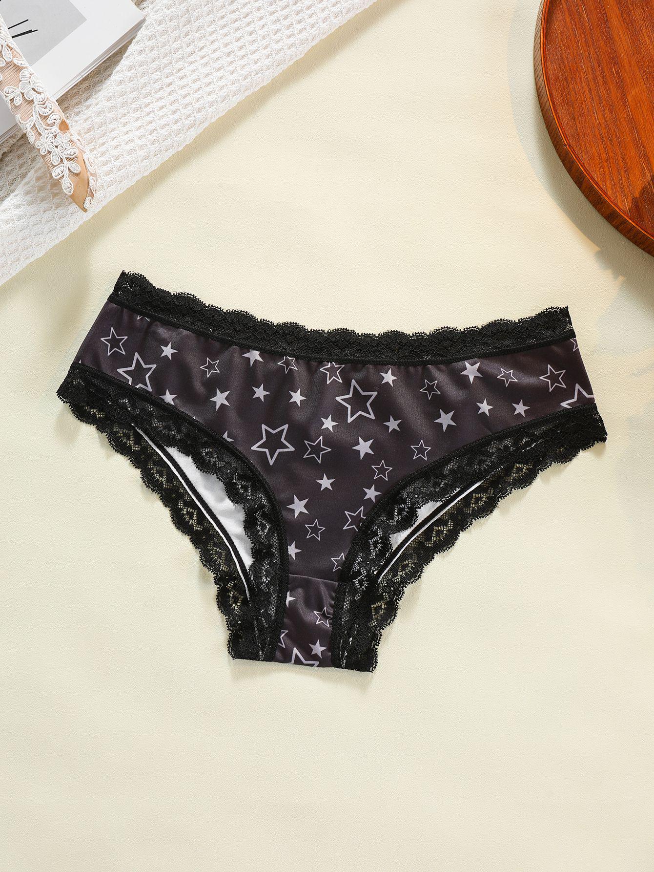 Gothic Lace Trim Hip-Hugging Girls Triangle Panties - Comfortable & Breathable Mid-Rise Underwear Double Extra Large
Gothic Lace Trim Hip-Hugging Girls Triangle Panties - Comfortable & Breathable Mid-Rise Underwear Double Extra Large