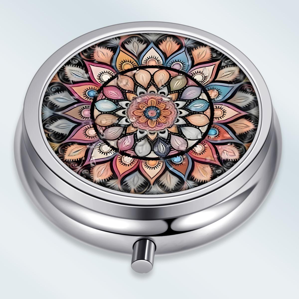 Portable Pill Box with 3 Compartments, Mini Metal Medicine Organizer Case, Cute Printed Pill Container for Vitamins, Pills, Jewelry, Travel, Daily Use разноцветный
Portable Pill Box with 3 Compartments, Mini Metal Medicine Organizer Case, Cute Printed Pill Container for Vitamins, Pills, Jewelry, Travel, Daily Use разноцветный