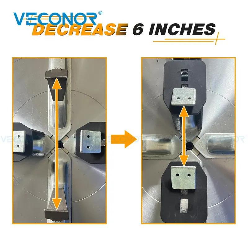 VECONOR 4-Piece Motorcycle Tire Changer Machine Adaptor Wheel Clamp Decrease 6 inches
VECONOR 4-Piece Motorcycle Tire Changer Machine Adaptor Wheel Clamp Decrease 6 inches