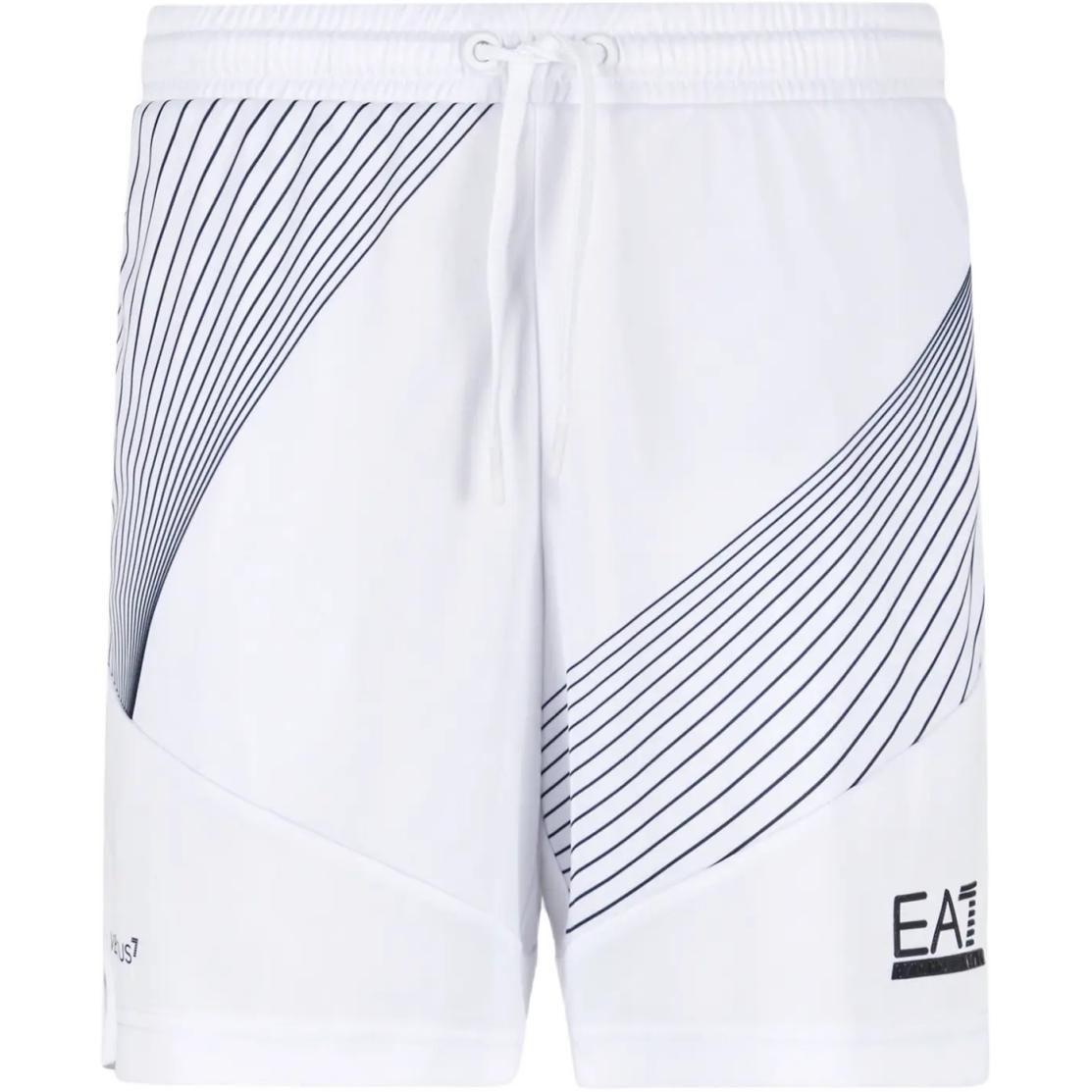 Emporio Armani EA7 SS24 Striped Logo Print Drawstring Casual Shorts Men shorts White 3DPS09-PJPCZ-1100 S
Emporio Armani EA7 SS24 Striped Logo Print Drawstring Casual Shorts Men shorts White 3DPS09-PJPCZ-1100 S