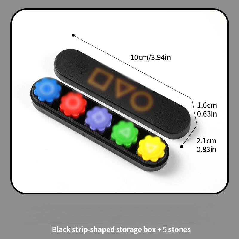 Gonggi Stones Game Set Traditional Catching Toy for Hand-Eye Coordination Family Travel Board Game Authentic чорний
Gonggi Stones Game Set Traditional Catching Toy for Hand-Eye Coordination Family Travel Board Game Authentic чорний