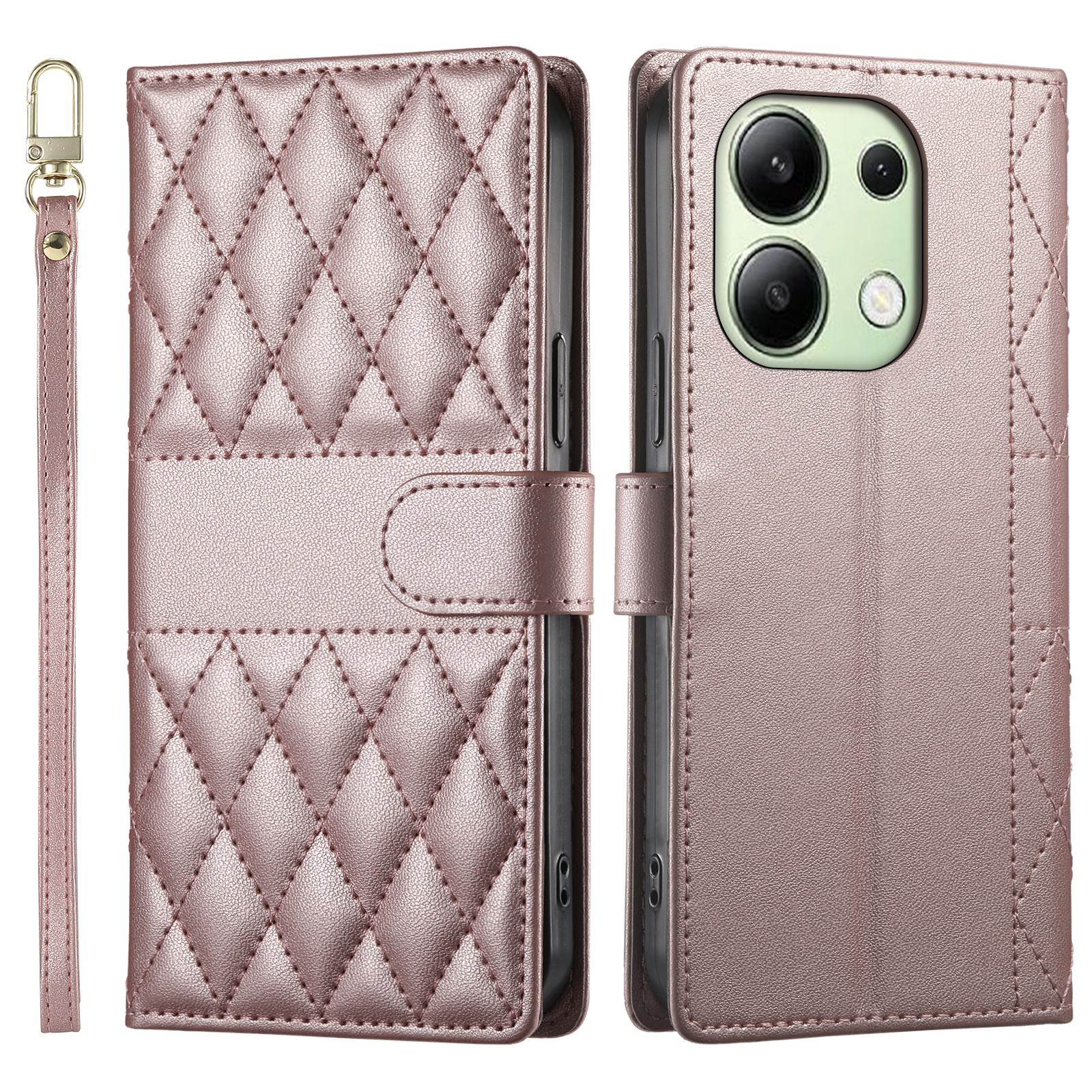 Для Xiaomi Redmi Note 13 4G Чохол Ромбова прошивка Гаманець Підставка Шкіряний чохол для телефону з довгим/коротким ремінцем Rose Gold
Для Xiaomi Redmi Note 13 4G Чохол Ромбова прошивка Гаманець Підставка Шкіряний чохол для телефону з довгим/коротким ремінцем Rose Gold