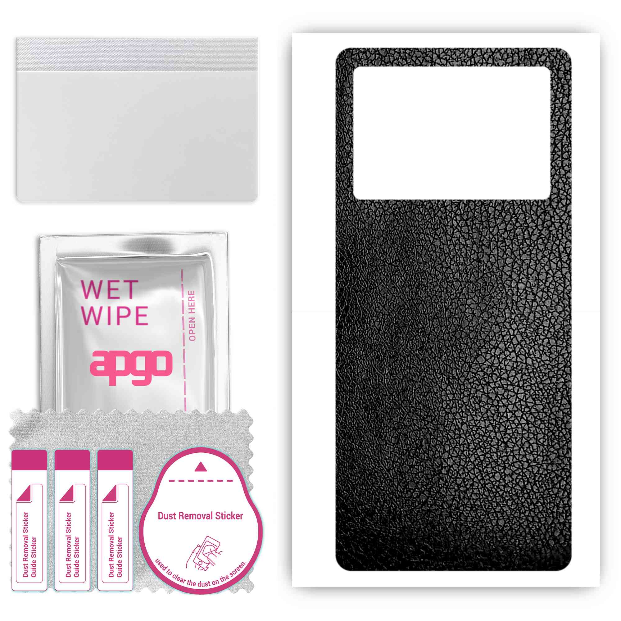 apgo Protective Skin Sticker for the back compatible with Vivo iQOO 9 Pro, Wrap Film, Foil, Vinyl - Pattern Black Leather
apgo Protective Skin Sticker for the back compatible with Vivo iQOO 9 Pro, Wrap Film, Foil, Vinyl - Pattern Black Leather