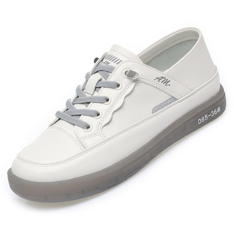Fashion Women s Lace-up Breathable Soft Leather Sneakers Casual Fashionable Sports Shoes Vulcanized Summer Flat Low Heel Shoes 36
Fashion Women s Lace-up Breathable Soft Leather Sneakers Casual Fashionable Sports Shoes Vulcanized Summer Flat Low Heel Shoes 36