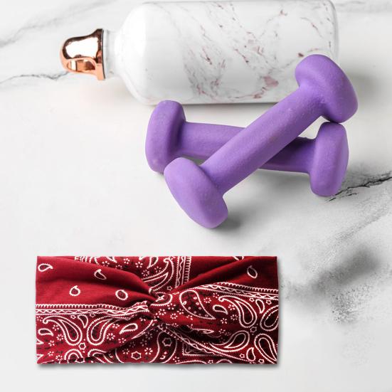 Yousheng Yoga Sports Headband Bohemia Style Elastic Non-Slip Wide Yoga Workout Running Headband Knot Design Retro Printing Elastic Band 
Yousheng Yoga Sports Headband Bohemia Style Elastic Non-Slip Wide Yoga Workout Running Headband Knot Design Retro Printing Elastic Band