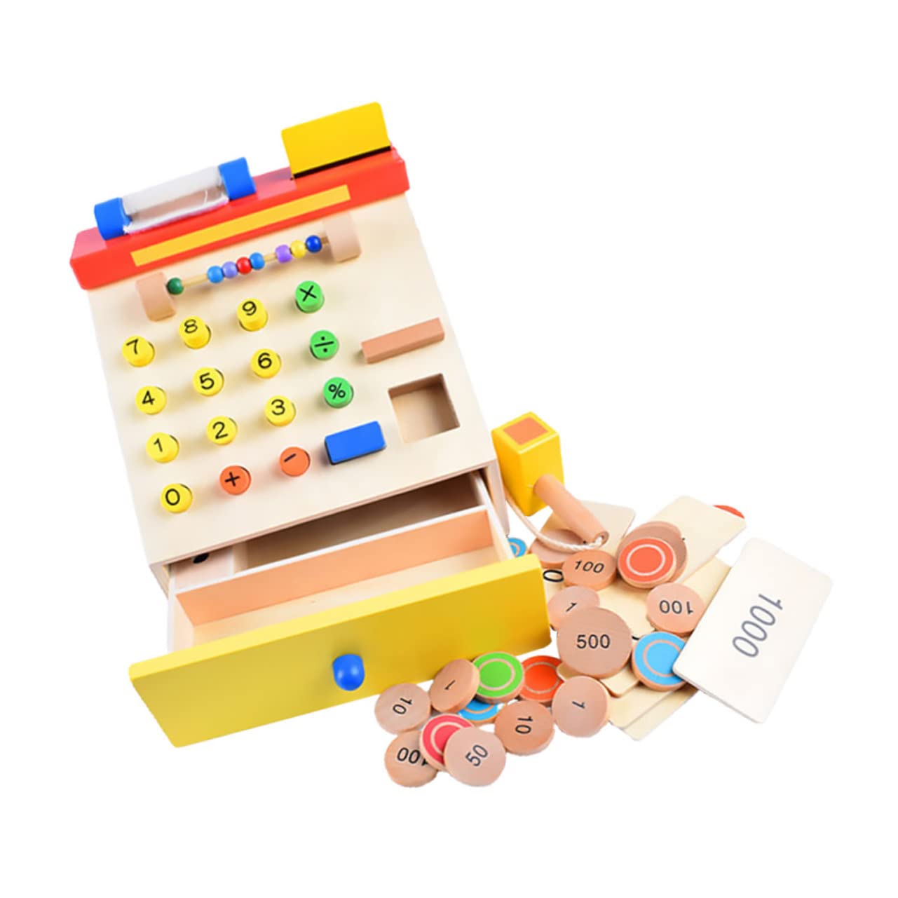 Wooden Cash Register Wooden Toy Check Table Cash Register Counter Children Wooden Toy Children Toy Simulated Check Table Toy Checkout Counter Toy 1
Wooden Cash Register Wooden Toy Check Table Cash Register Counter Children Wooden Toy Children Toy Simulated Check Table Toy Checkout Counter Toy 1