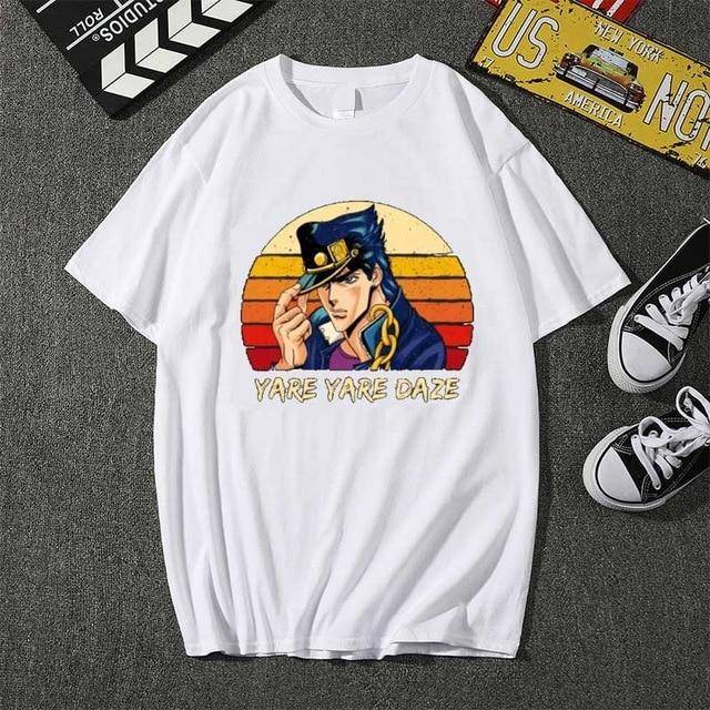 Anime JoJos Jotaro Kujo100 cotton graphic Tshirt 2026 Summer New graphic unisex Y2K large loose Harajuku Short sleeve shirt S
Anime JoJos Jotaro Kujo100 cotton graphic Tshirt 2026 Summer New graphic unisex Y2K large loose Harajuku Short sleeve shirt S