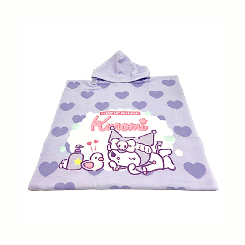 Kuromi Poncho Hooded Shower Gown (H522419)
Kuromi Poncho Hooded Shower Gown (H522419)