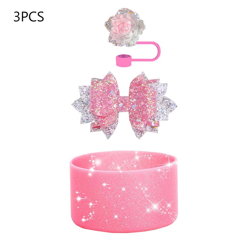 3/4Pcs Tumbler Accessories Set For Stanley 40Oz Cup- Butterfly Straw Topper Cover Cap, Bling Bow For Straw, Sparkly Silicone 3PCS розовый
3/4Pcs Tumbler Accessories Set For Stanley 40Oz Cup- Butterfly Straw Topper Cover Cap, Bling Bow For Straw, Sparkly Silicone 3PCS розовый