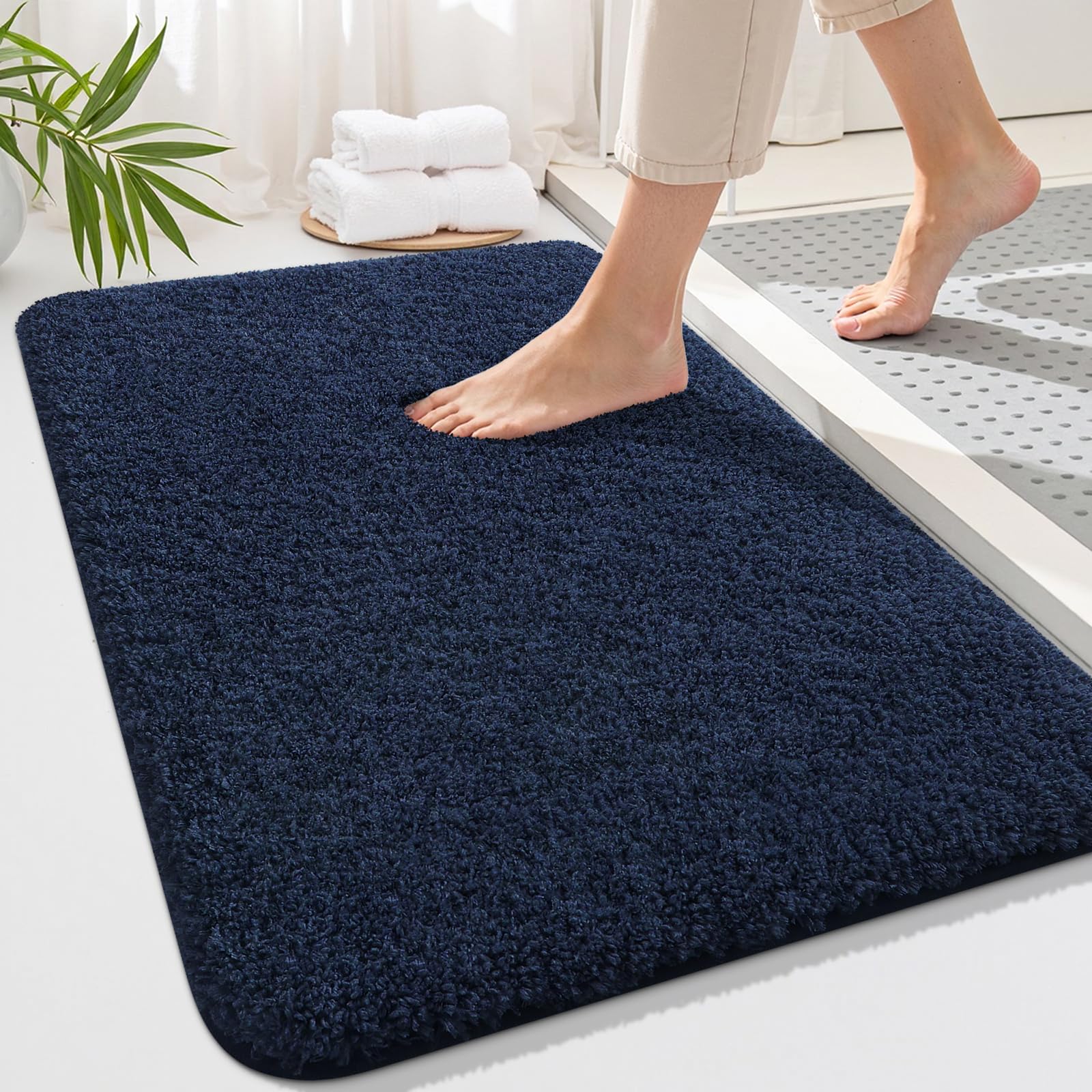 Olanly Soft Bathroom Plush Rug Absorbent Quick Dry Bath Mat Shower Pad Floor Protector Decor Non-Slip Living Room Bedroom Carpet 40X60cm
Olanly Soft Bathroom Plush Rug Absorbent Quick Dry Bath Mat Shower Pad Floor Protector Decor Non-Slip Living Room Bedroom Carpet 40X60cm