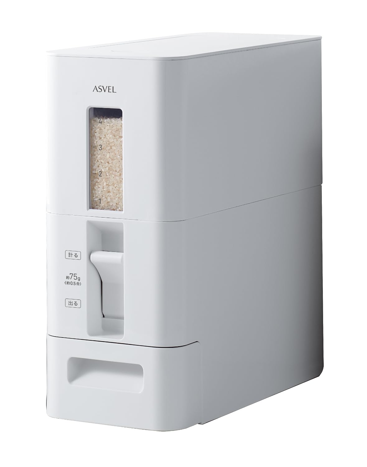 S Measuring Rice Bottle Slim Intelligent with Casters Rice Measuring Unit 6kg White Wash-Free
S Measuring Rice Bottle Slim Intelligent with Casters Rice Measuring Unit 6kg White Wash-Free