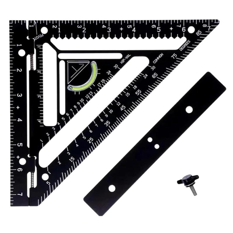 Carpentry Square 7inch Rafter Square Multipurpose Carpentry Tool:Square,Protractor,Woodworking Marking Gauges чёрный
Carpentry Square 7inch Rafter Square Multipurpose Carpentry Tool:Square,Protractor,Woodworking Marking Gauges чёрный