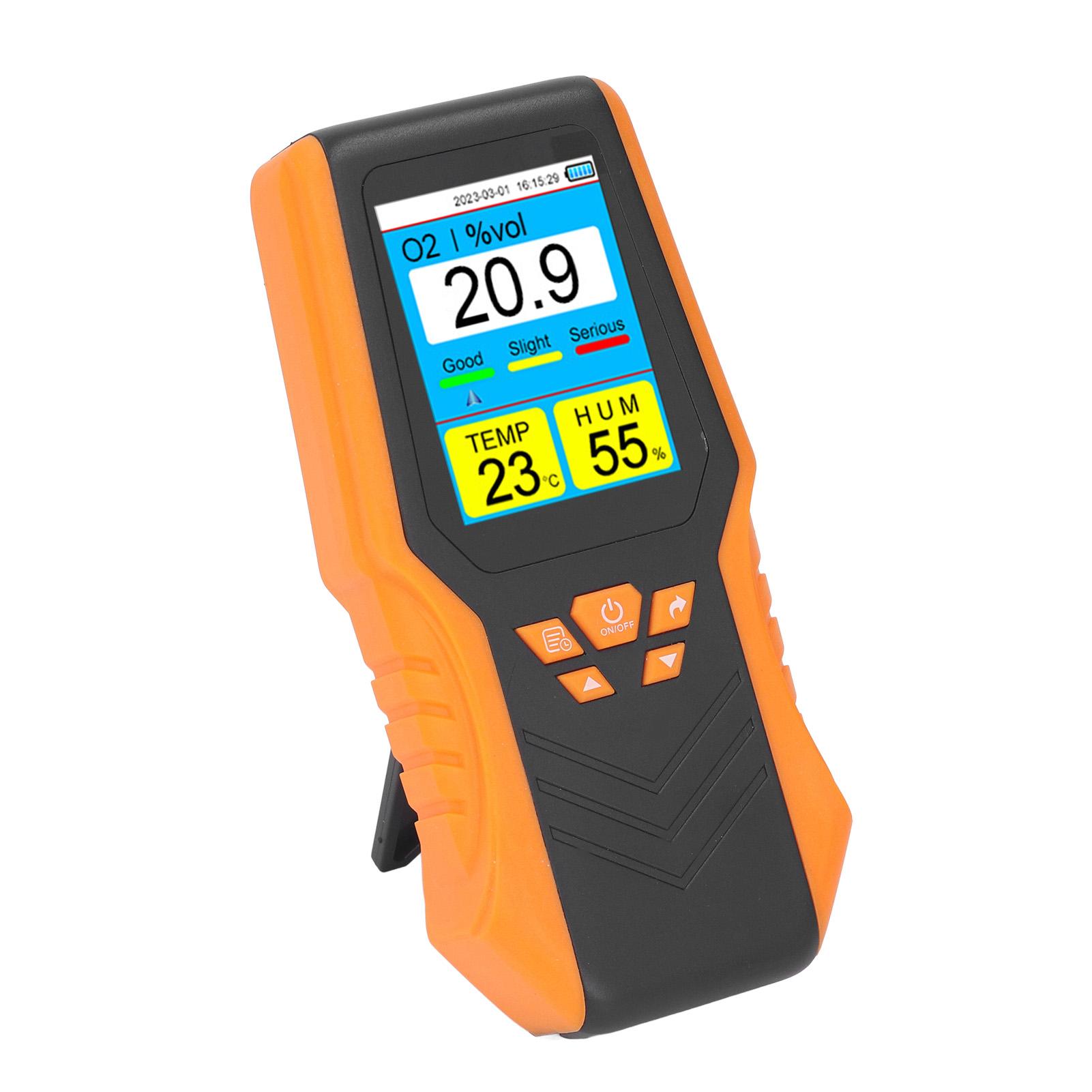 Ручной детектор O2 с отображением времени и даты Высокоточный цифровой O2 Температура Влажность
Ручной детектор O2 с отображением времени и даты Высокоточный цифровой O2 Температура Влажность