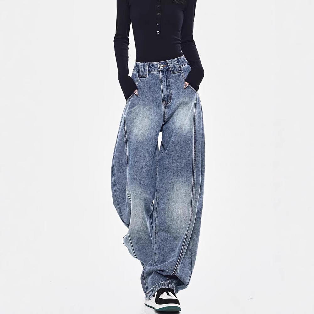 Women s Retro Wide-Leg Scimitar Jeans: Loose Silhouette, Floor-Length Trousers for Pear-Shaped Bodies. 2XL синий
Women s Retro Wide-Leg Scimitar Jeans: Loose Silhouette, Floor-Length Trousers for Pear-Shaped Bodies. 2XL синий